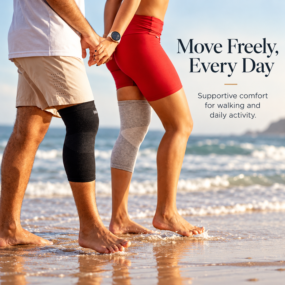 Premium Bamboo Knee Sleeve ( Single)