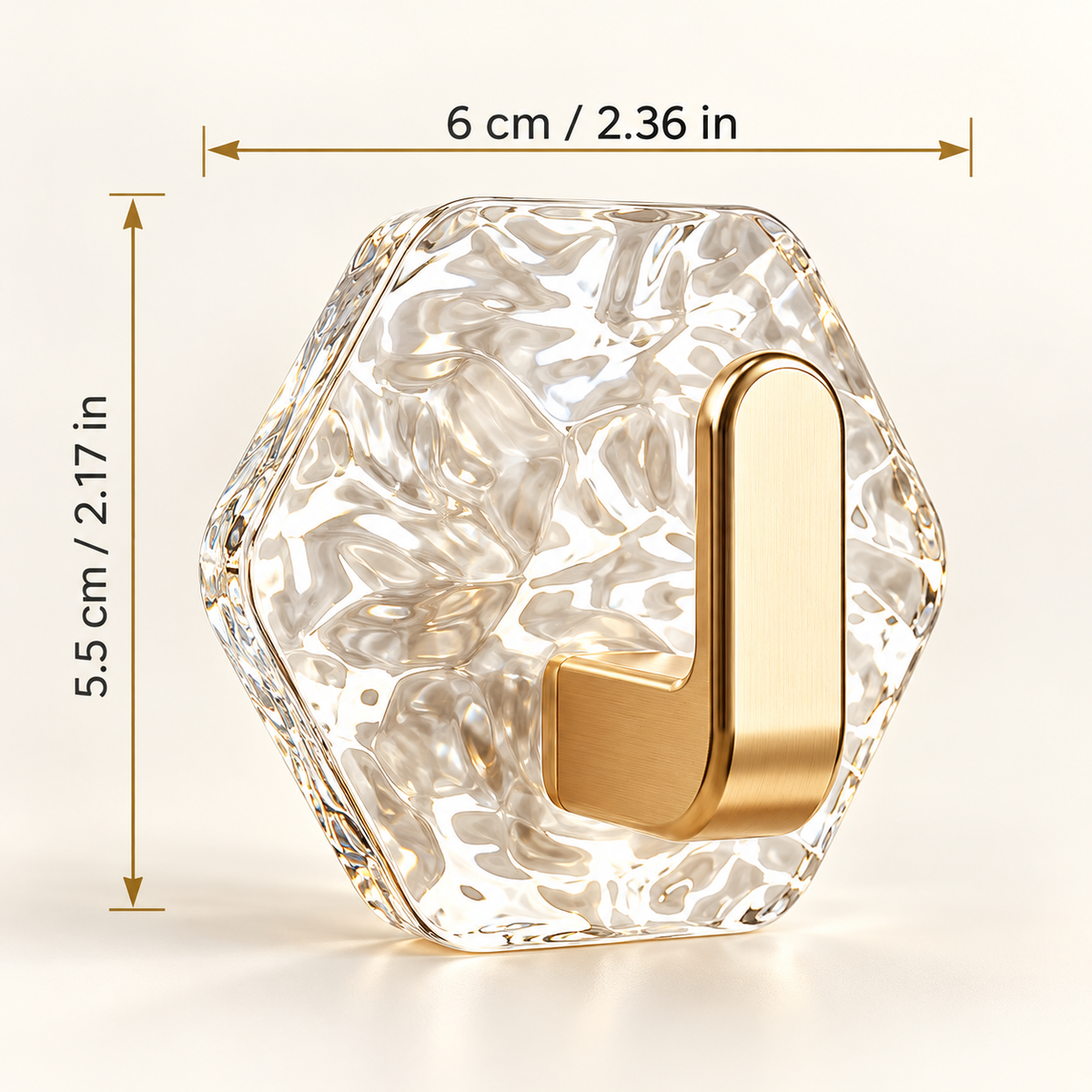 Self-Adhesive Hexagon Wall Hooks