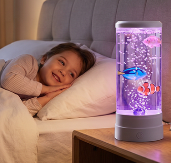 Lifelike Fish LED Bubble Lamp