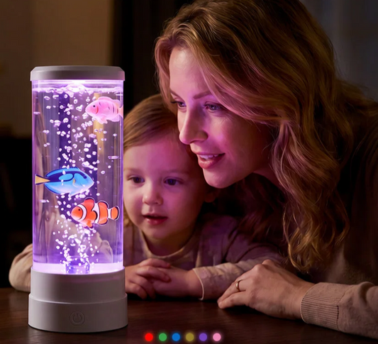 Lifelike Fish LED Bubble Lamp
