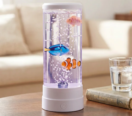 Lifelike Fish LED Bubble Lamp