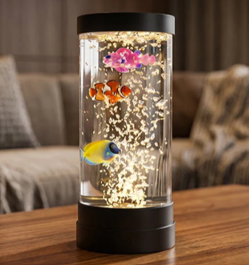 Lifelike Fish LED Bubble Lamp