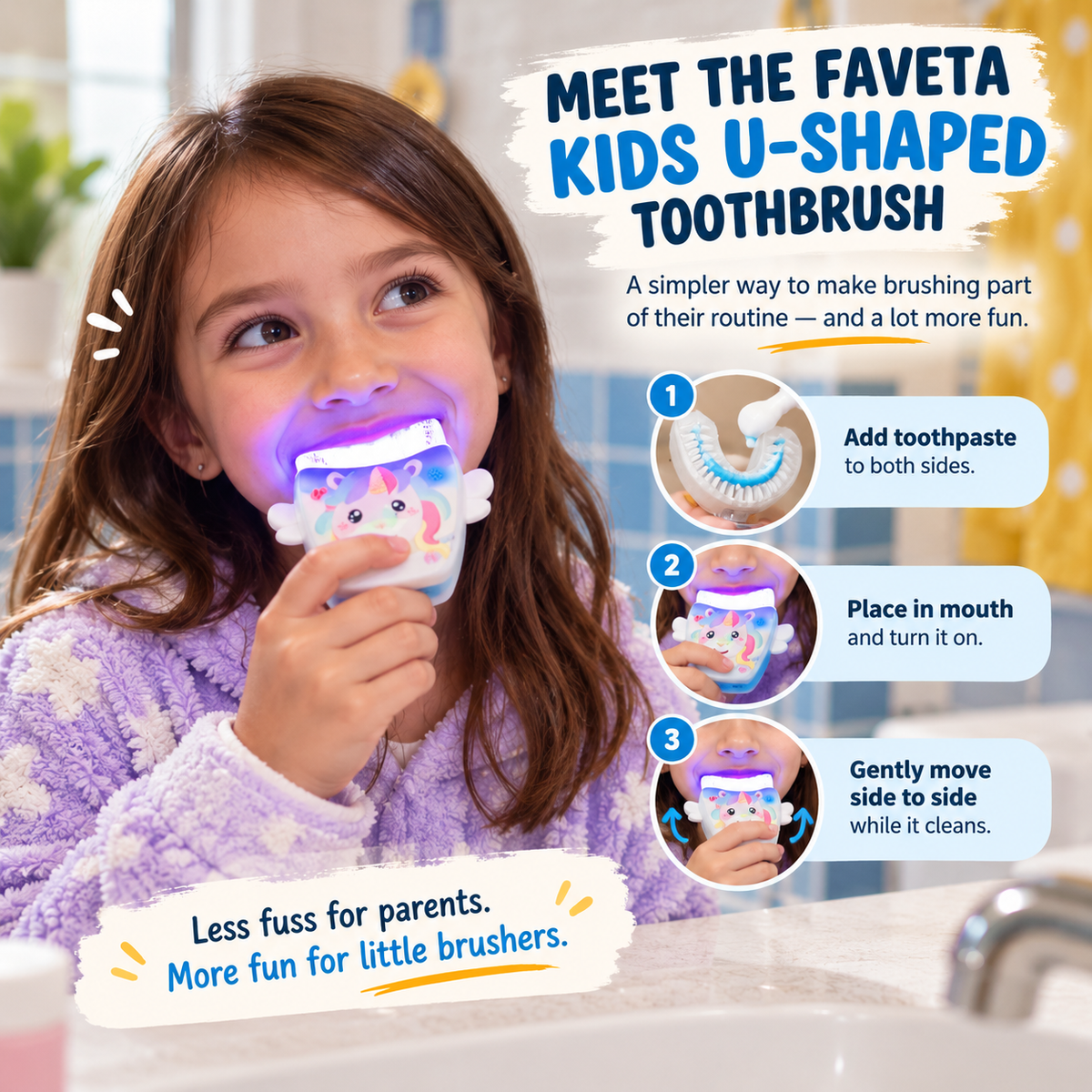 Faveta 360° Kids Auto Brush