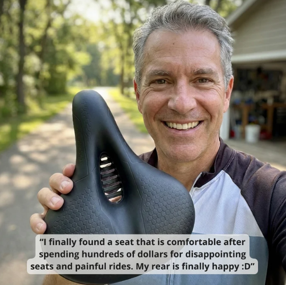 Ride Longer. Forget About Saddle Pain.