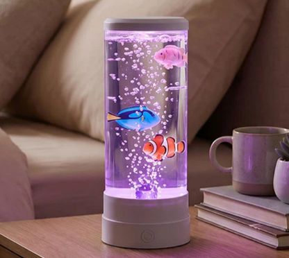 Lifelike Fish LED Bubble Lamp