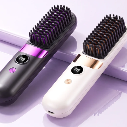 3-in-1 Cordless Hair Straightening Brush