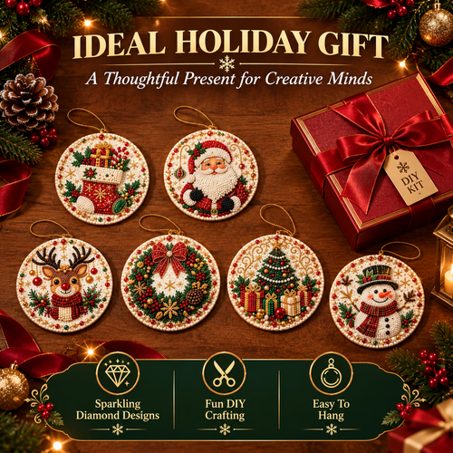 Christmas DIY Diamond Painting Ornaments