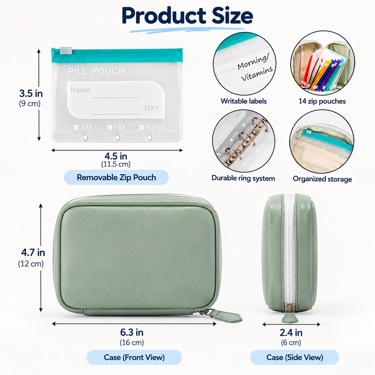 Faveta Travel Pill Organizer
