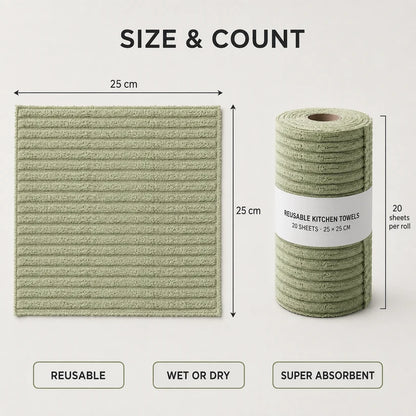 Faveta Reusable Bamboo Towels