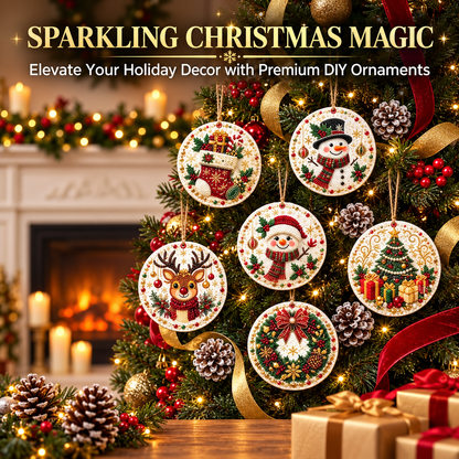 Christmas DIY Diamond Painting Ornaments