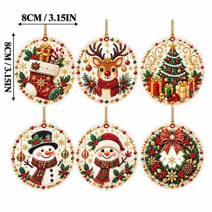 Christmas DIY Diamond Painting Ornaments