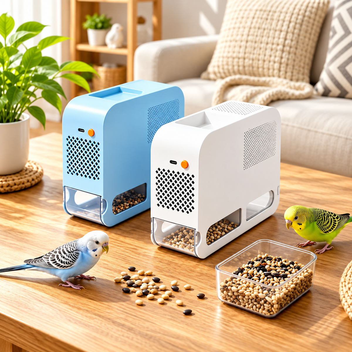 Electric Bird Seed Sheller & Chaff Separator