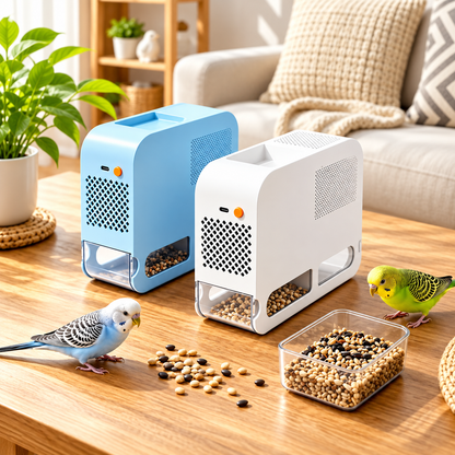 Electric Bird Seed Sheller & Chaff Separator