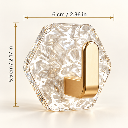 Self-Adhesive Hexagon Wall Hooks