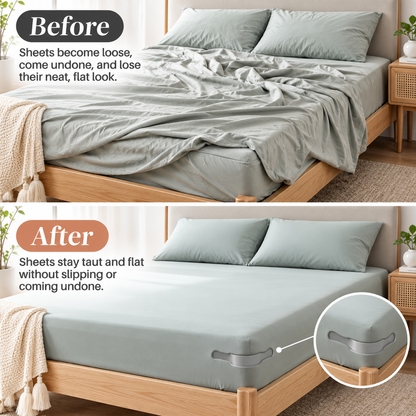 No-Slip Bed Corner Clips
