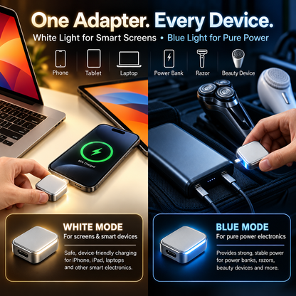 Auto Cut-Off USB-C Charging Adapter