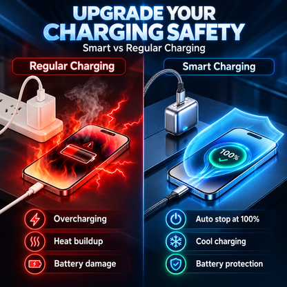 Auto Cut-Off USB-C Charging Adapter