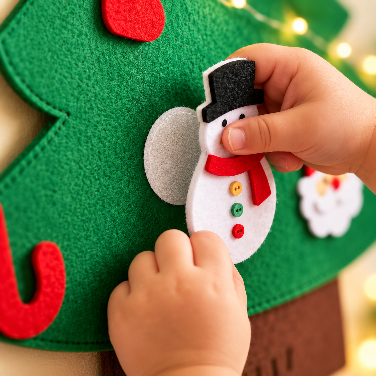 Montessori Felt Christmas Tree
