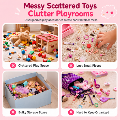 3-in-1 Princess Vanity Playset