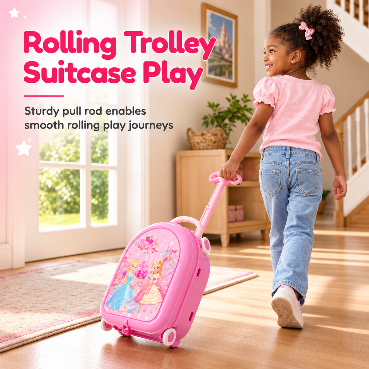 3-in-1 Princess Vanity Playset