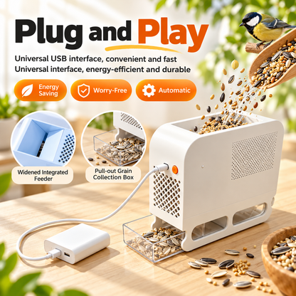 Electric Bird Seed Sheller & Chaff Separator