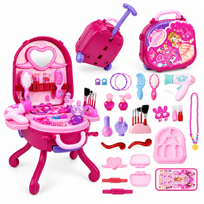 3-in-1 Princess Vanity Playset