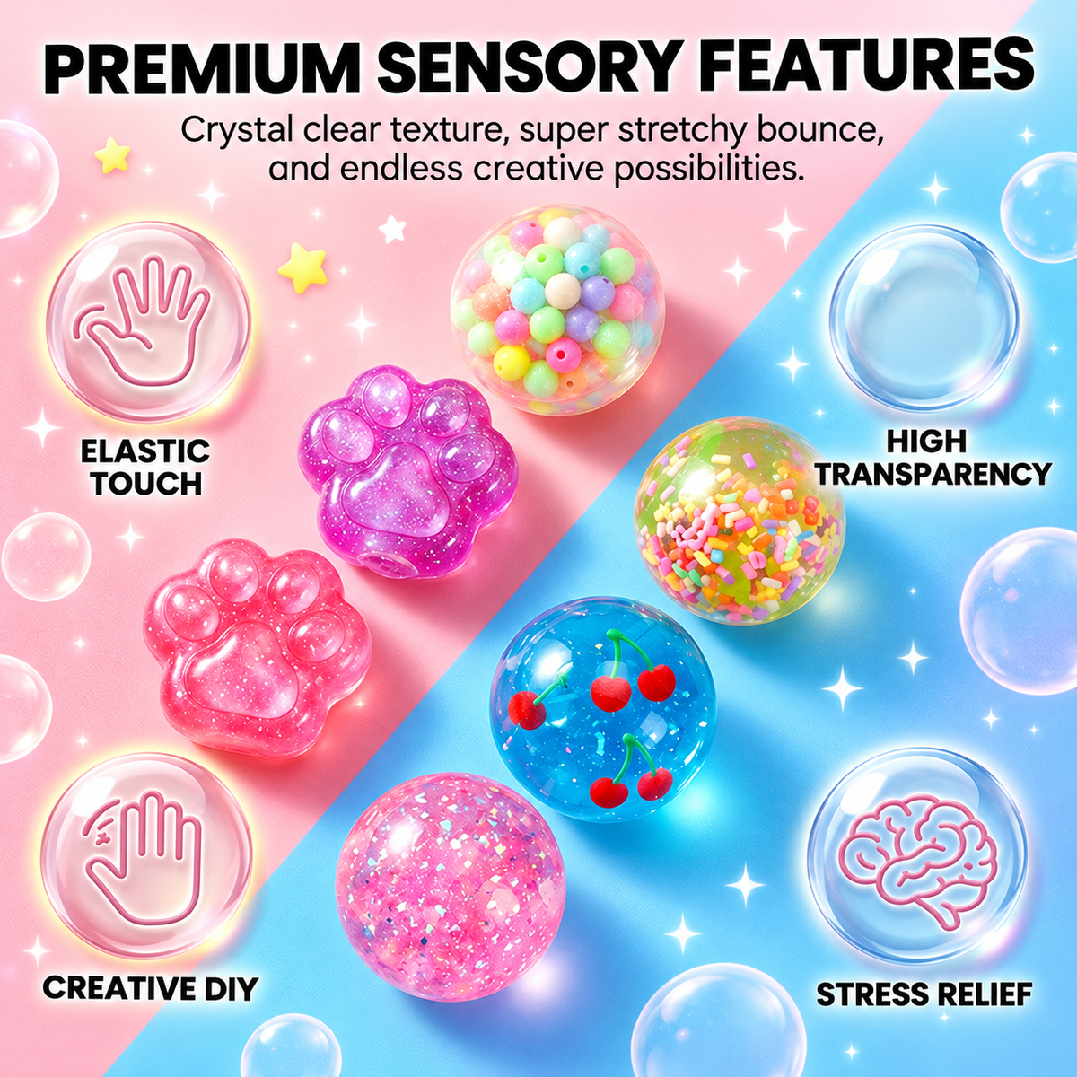 DIY Crystal Squishy Toy Kit