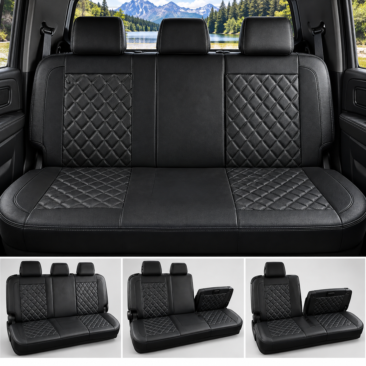 Waterproof PU Leather Car Seat Covers