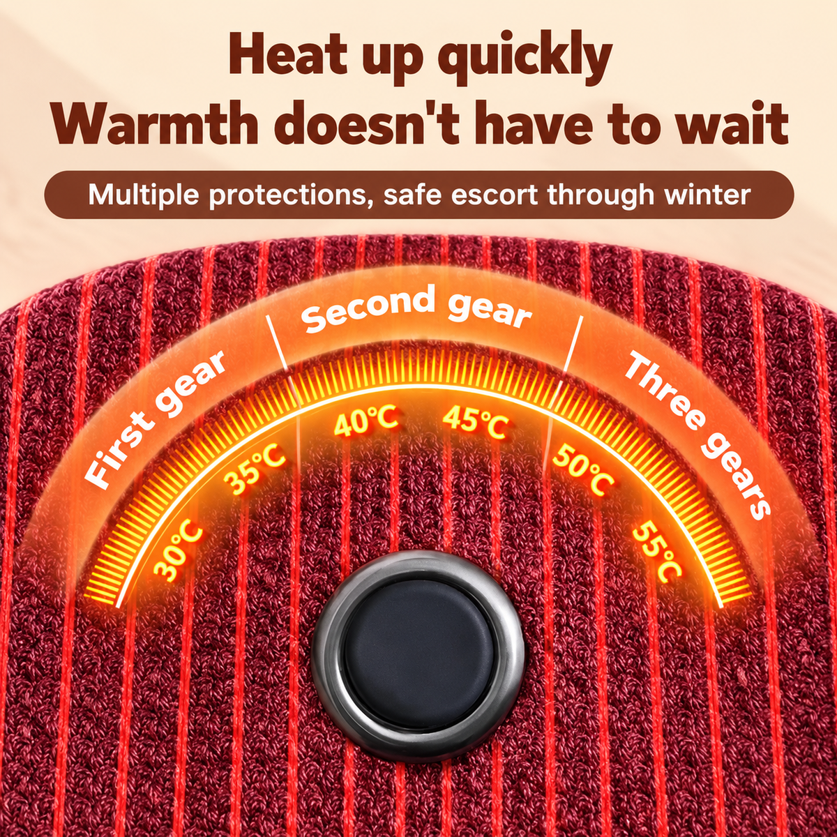 Wearable Heated Blanket Shawl