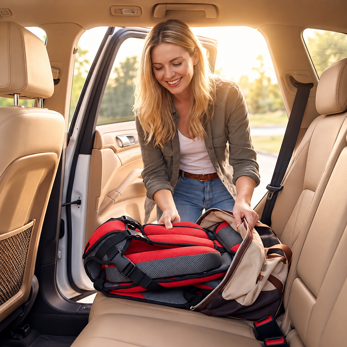 Portable Child Car Safety Seat