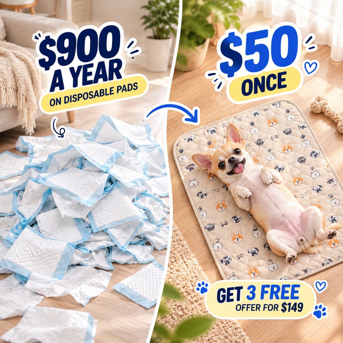 PuppyPad - The Last Pee Pad You'll Get