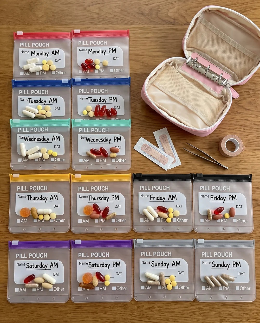 Faveta Travel Pill Organizer